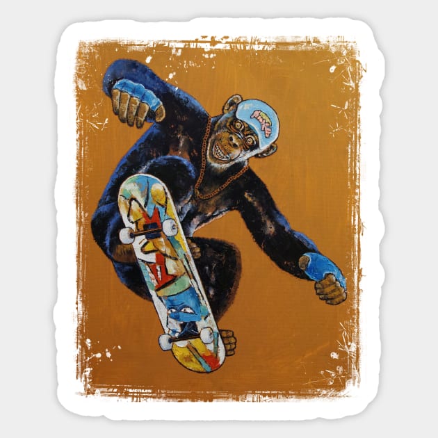 Skater Sticker by creese